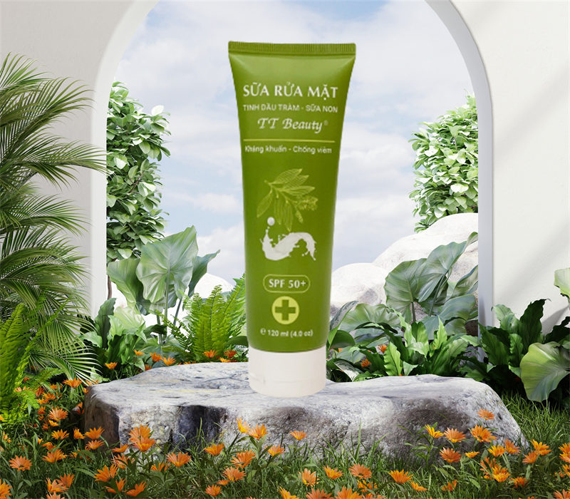 SRM tinh dầu tràm – sữa non
