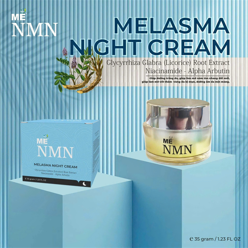 Kem NMN đêm - Nám - trắng sáng da